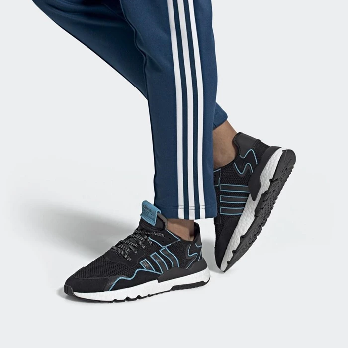 Originales Adidas Nite Jogger Hombre Negras | 81POJLXU