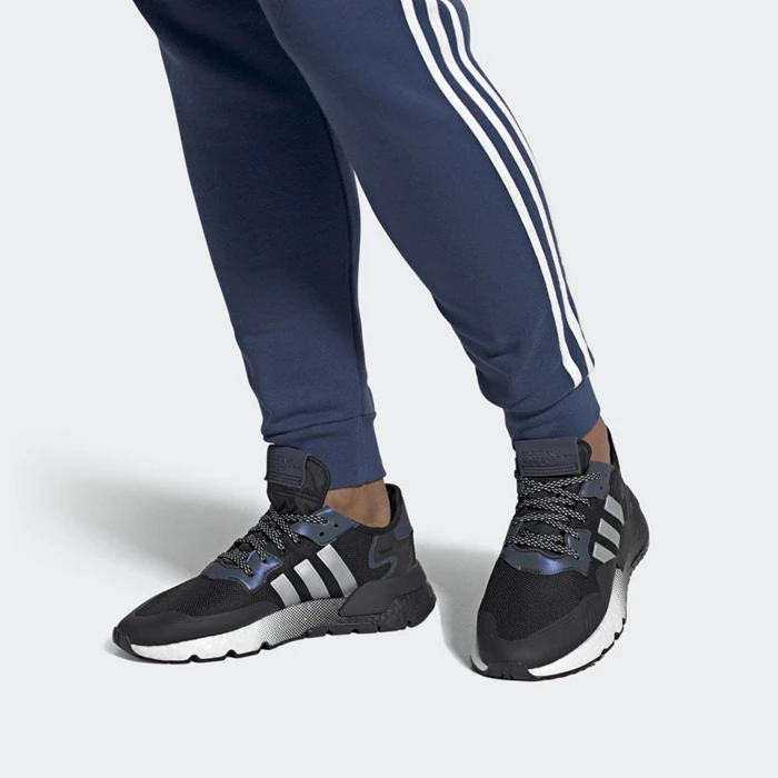 Originales Adidas Nite Jogger Hombre Negras | 94YCJTKF