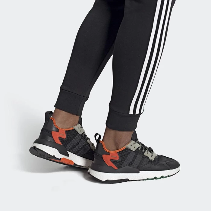 Originales Adidas Nite Jogger Hombre Negras | 98GPUFON