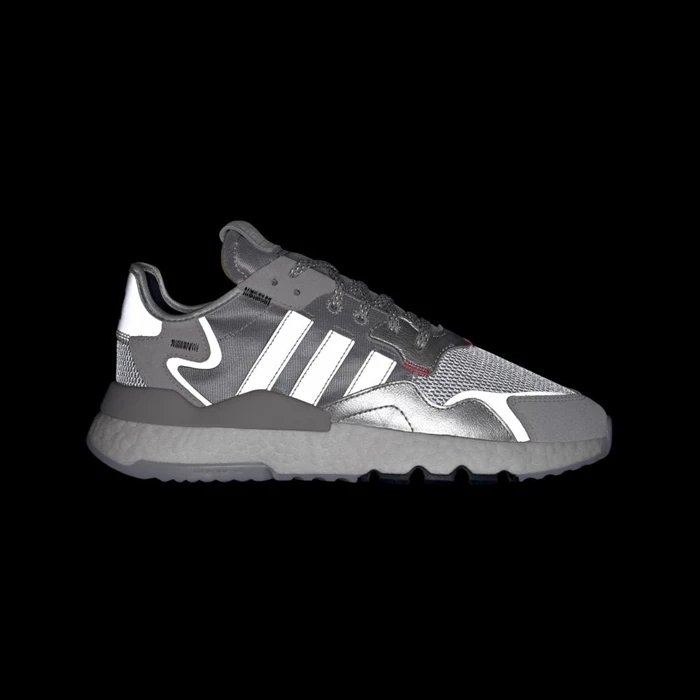 Originales Adidas Nite Jogger Hombre Plateadas | 12BYIAZR