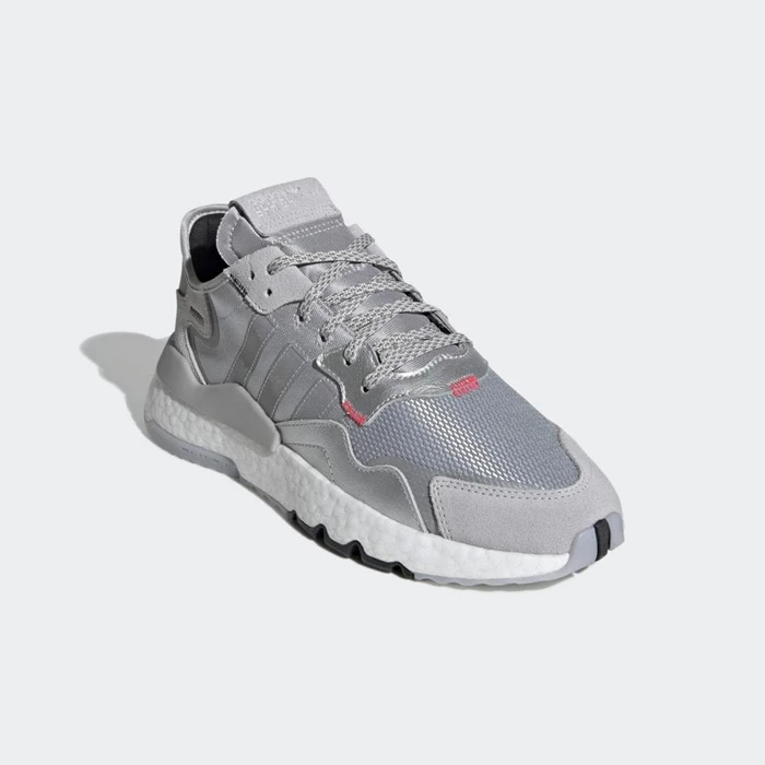 Originales Adidas Nite Jogger Hombre Plateadas | 12BYIAZR