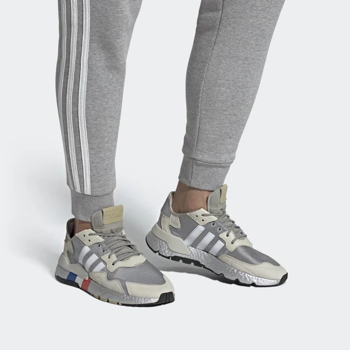 Originales Adidas Nite Jogger Hombre Plateadas | 83SUEDPH