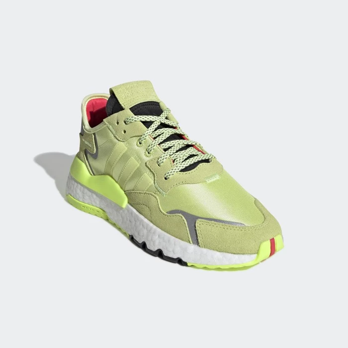 Originales Adidas Nite Jogger Mujer Amarillo | 98BRQHWD