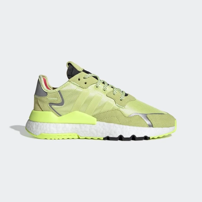 Originales Adidas Nite Jogger Mujer Amarillo | 98BRQHWD