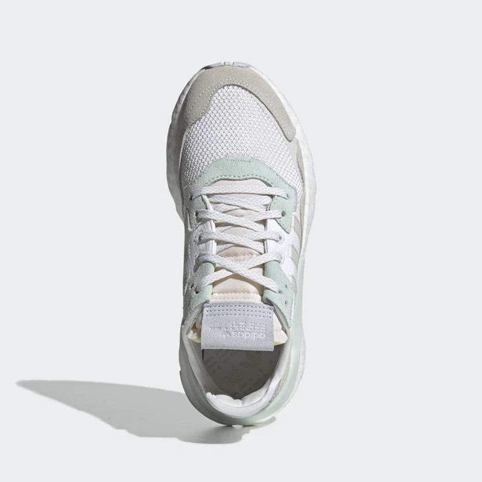 Originales Adidas Nite Jogger Mujer Blancas | 02WCRUJP