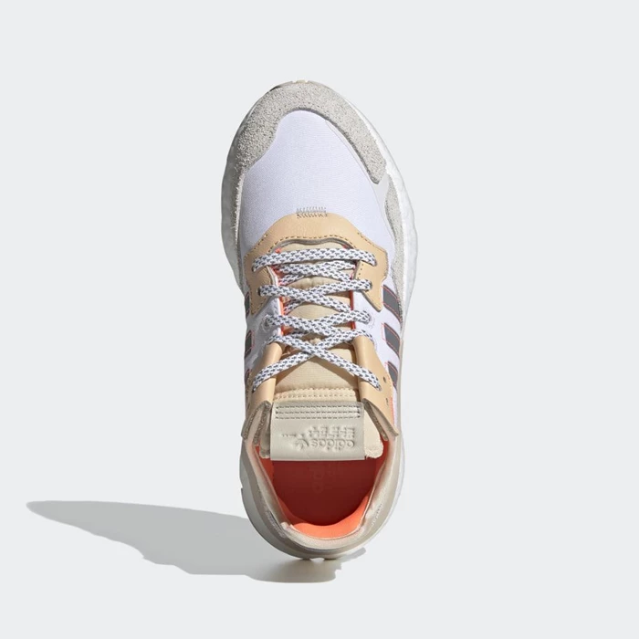 Originales Adidas Nite Jogger Mujer Blancas | 27LRJKUZ