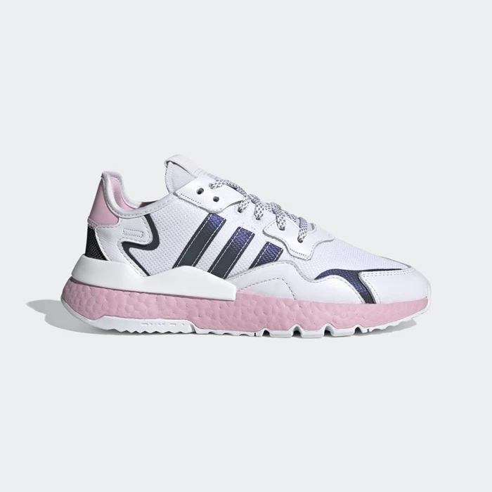 Originales Adidas Nite Jogger Mujer Blancas | 27TAZGRN