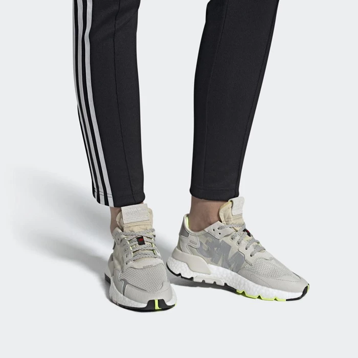 Originales Adidas Nite Jogger Mujer Blancas | 28QDLWJP