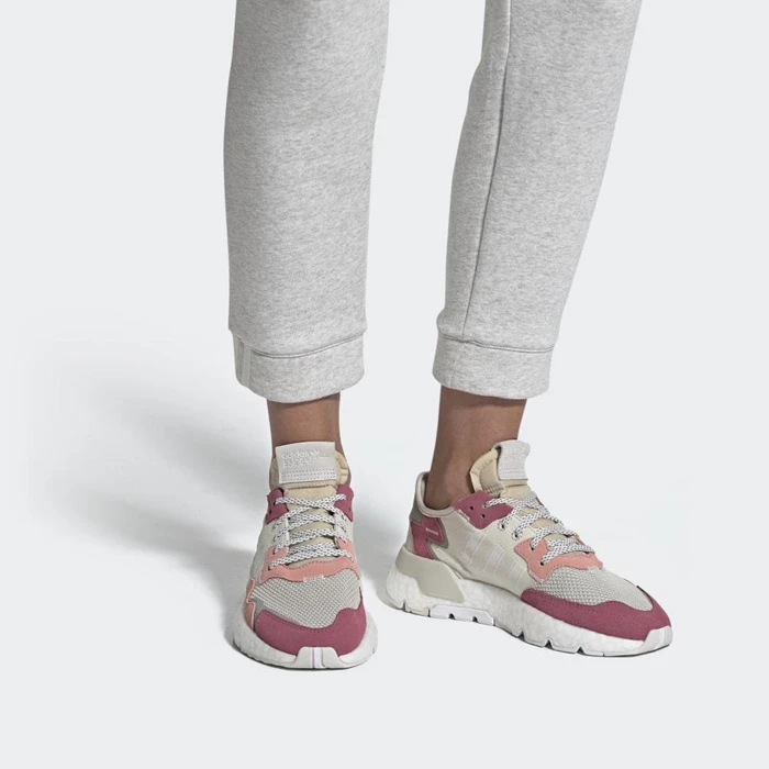 Originales Adidas Nite Jogger Mujer Blancas | 29TPXKAR