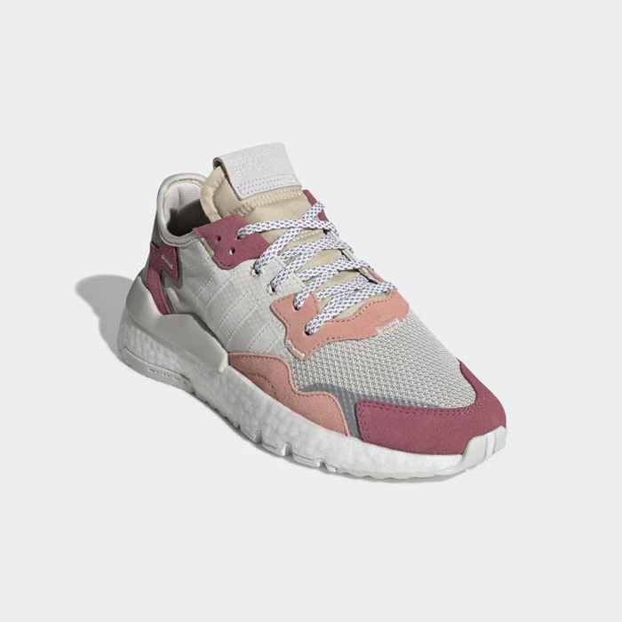 Originales Adidas Nite Jogger Mujer Blancas | 29TPXKAR