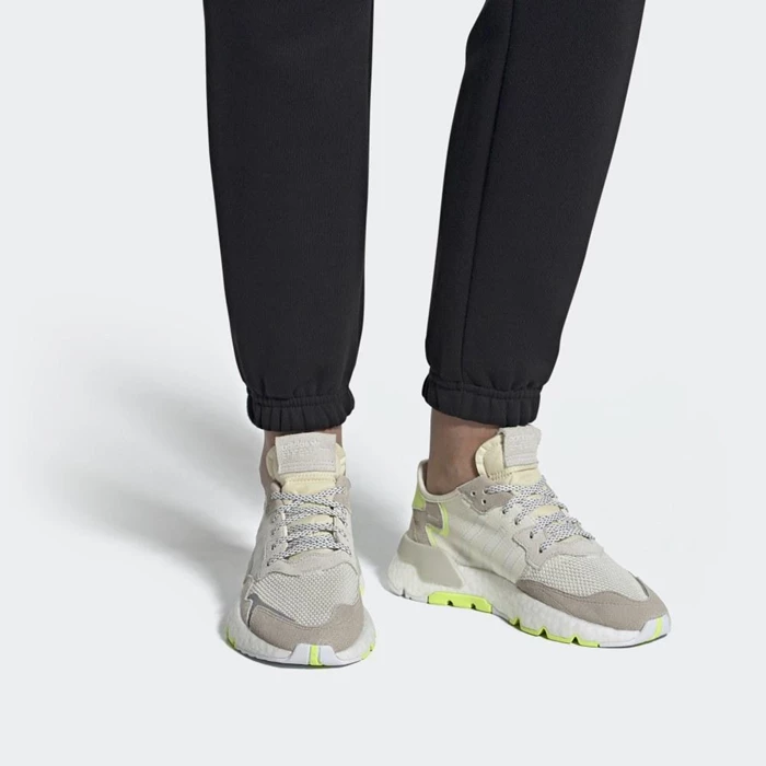 Originales Adidas Nite Jogger Mujer Blancas | 96CXTJEU