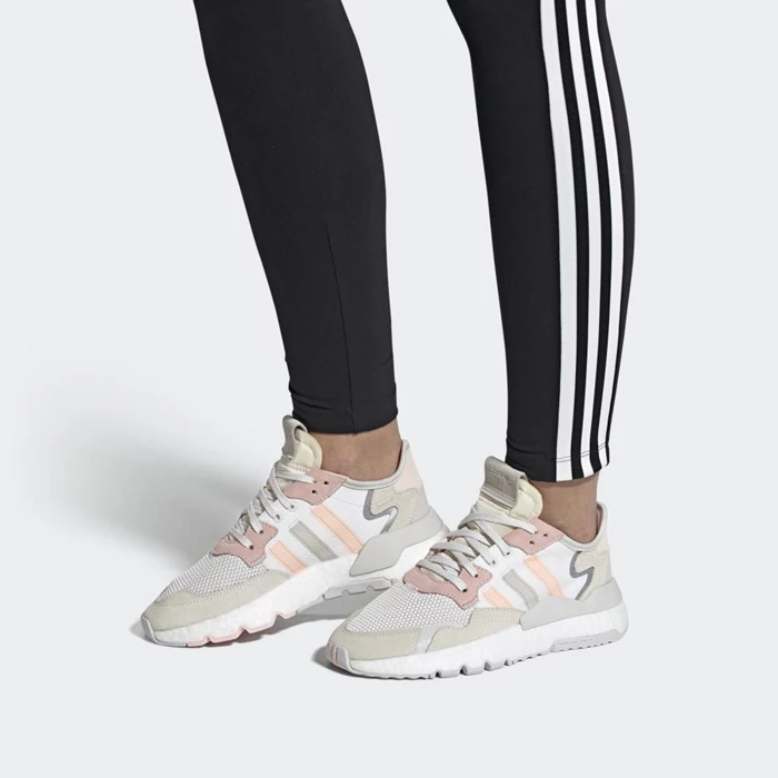 Originales Adidas Nite Jogger Mujer Blancas | 97YXRUHW