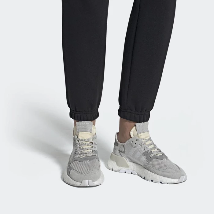 Originales Adidas Nite Jogger Mujer Gris | 29CHQLYK