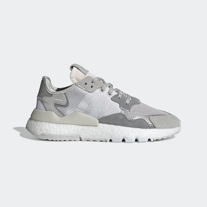 Originales Adidas Nite Jogger Mujer Gris | 29CHQLYK