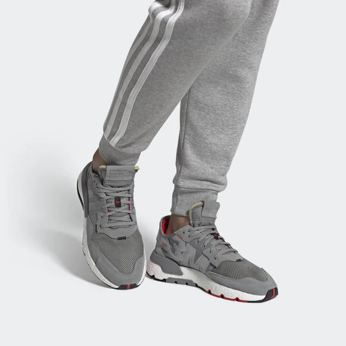 Originales Adidas Nite Jogger Mujer Gris | 29MNASVJ