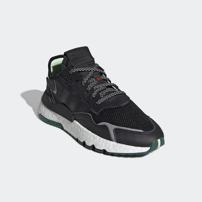 Originales Adidas Nite Jogger Mujer Negras | 03MECNOG