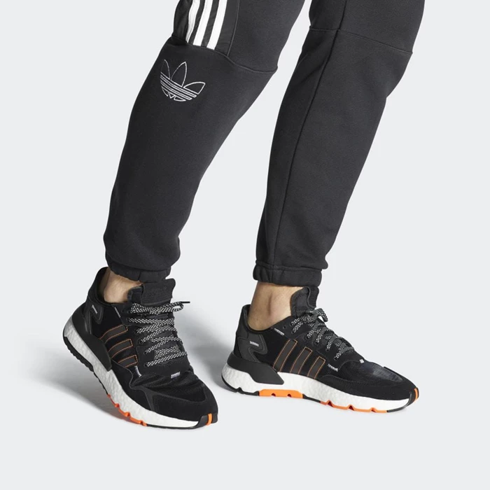 Originales Adidas Nite Jogger Mujer Negras | 35GMKXNP