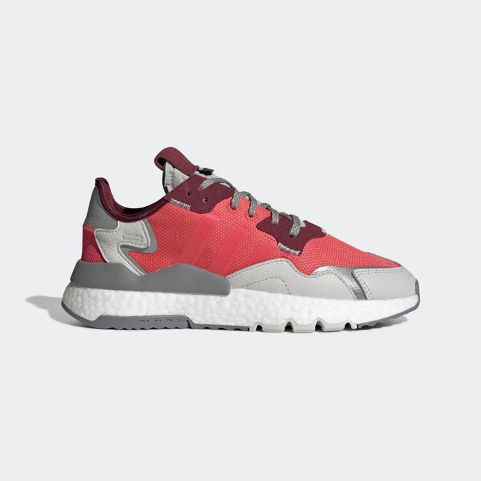 Originales Adidas Nite Jogger Mujer Rojas | 60ULNXGM