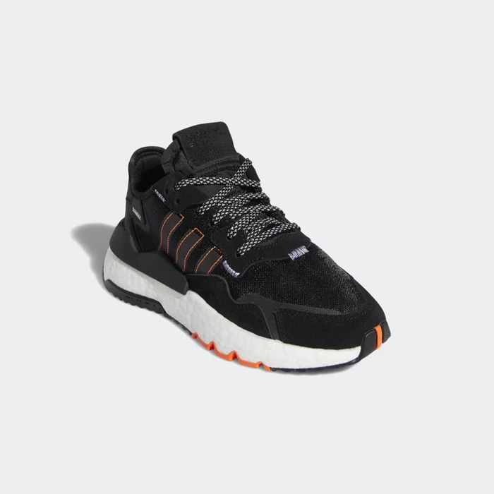 Originales Adidas Nite Jogger Niños Negras | 13DARUIL