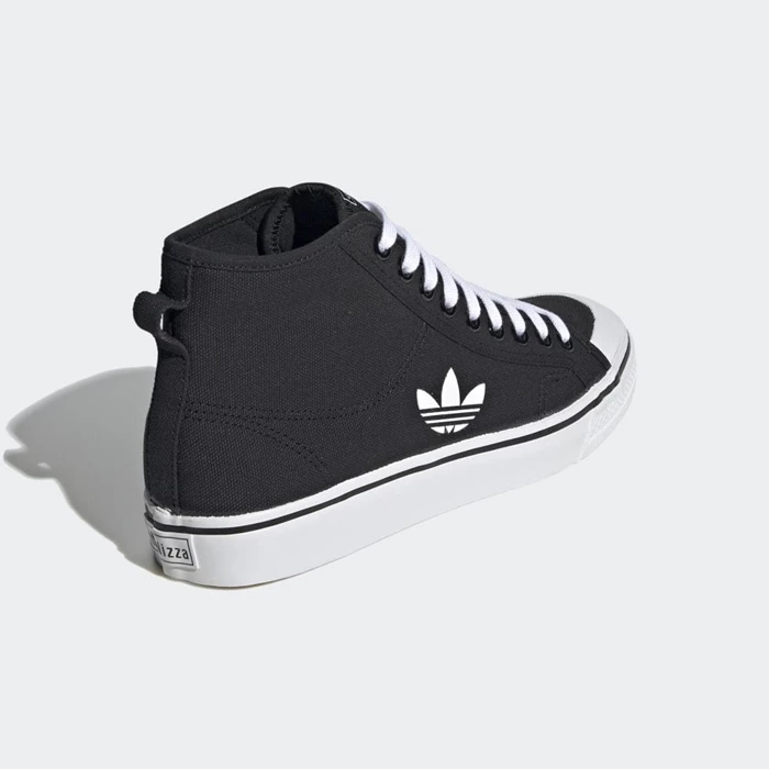 Originales Adidas Nizza Hi Hombre Negras | 95CJEPLD