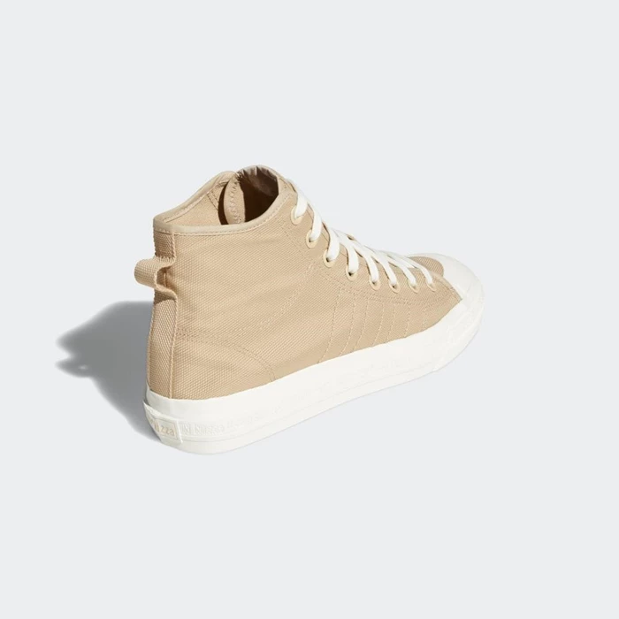 Originales Adidas Nizza Hi RF Hombre Beige | 49JEUVYB