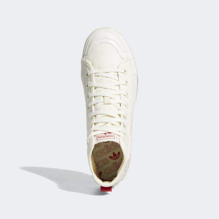 Originales Adidas Nizza Hi RF Hombre Blancas | 18HQNLUT