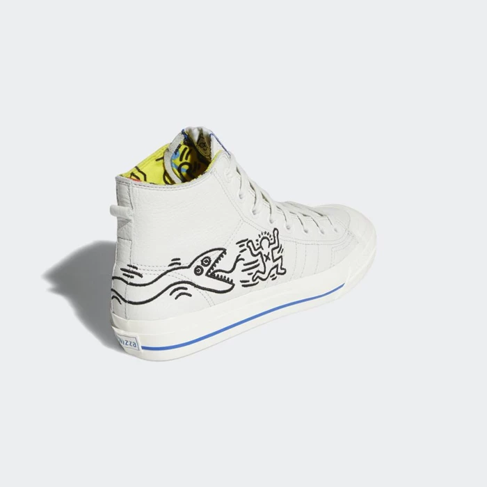 Originales Adidas Nizza Hi RF Keith Haring Hombre Blancas | 73FNMWCL