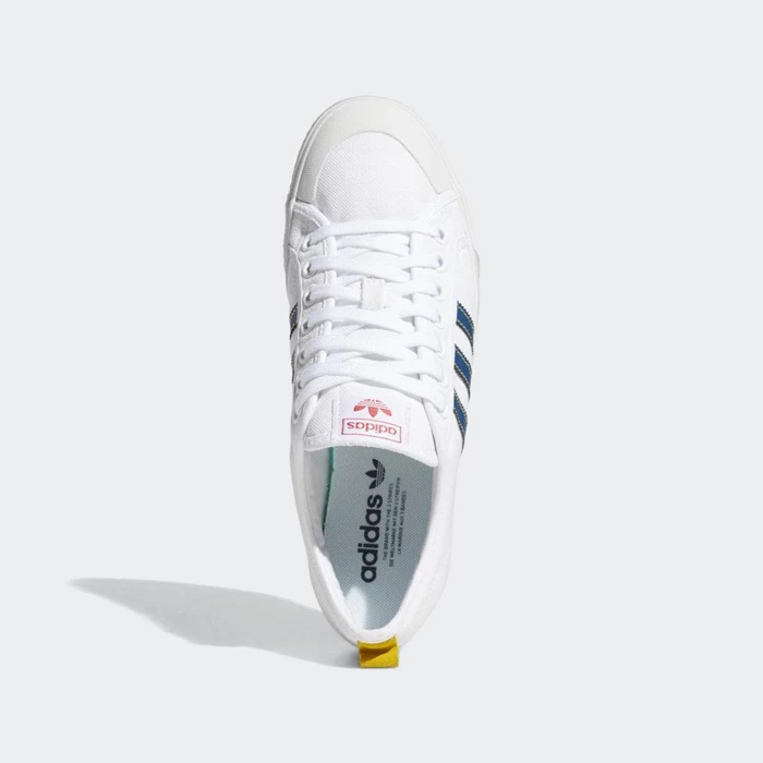 Originales Adidas Nizza Hombre Blancas | 46DBTGHJ