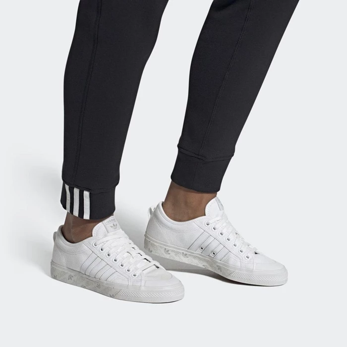 Originales Adidas Nizza Hombre Blancas | 53CGWQDI