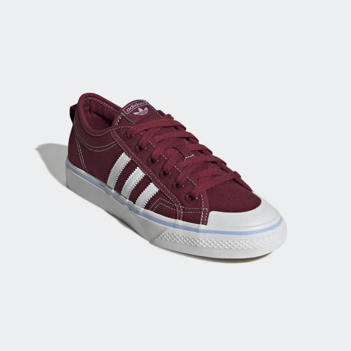 Originales Adidas Nizza Mujer Burdeos | 78WHZKYB