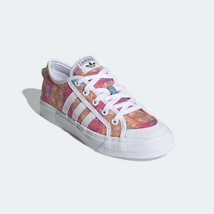 Originales Adidas Nizza Niños Blancas | 72IEWYTQ