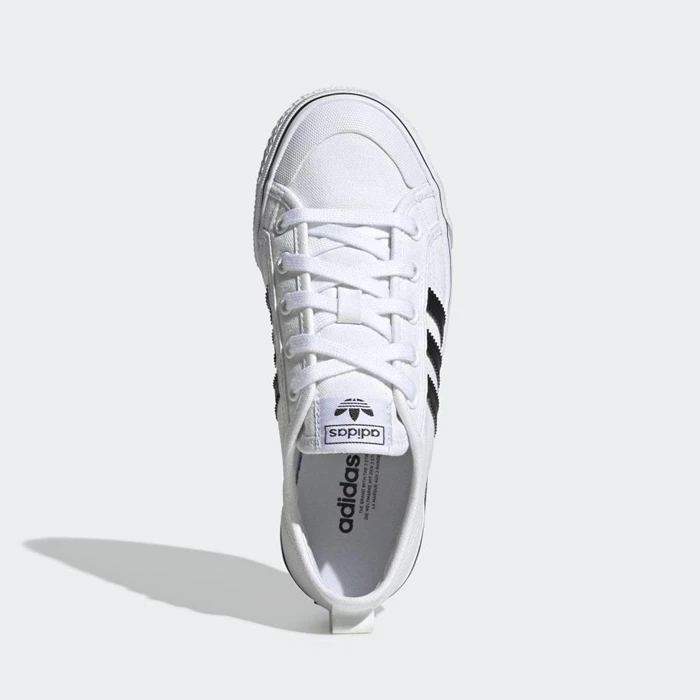 Originales Adidas Nizza Niños Blancas | 86ABQVXR