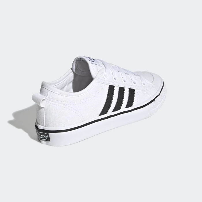 Originales Adidas Nizza Niños Blancas | 86ABQVXR