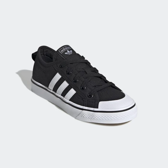 Originales Adidas Nizza Niños Negras | 47CPLYAB