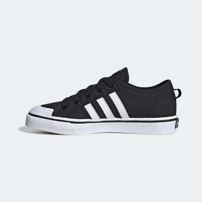 Originales Adidas Nizza Niños Negras | 47CPLYAB