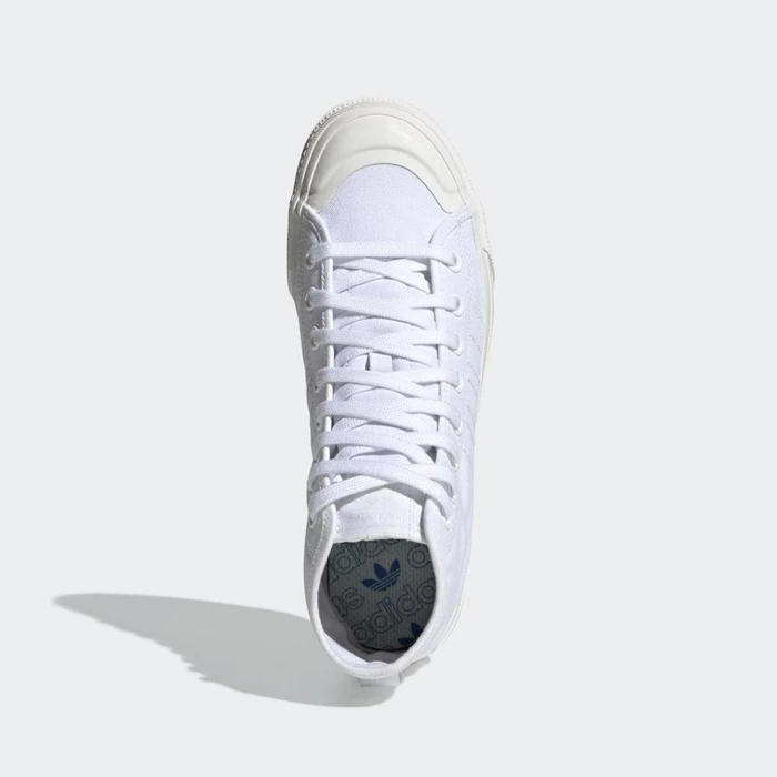 Originales Adidas Nizza RF Hi Hombre Blancas | 42GXTMED