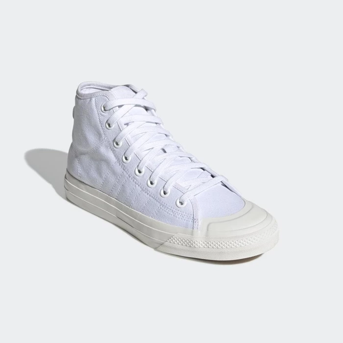 Originales Adidas Nizza RF Hi Hombre Blancas | 42GXTMED