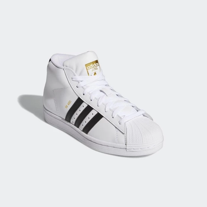 Originales Adidas Pro Model Niños Blancas | 46WLYAIG