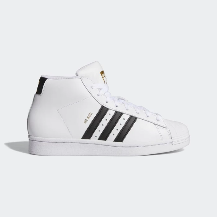 Originales Adidas Pro Model Niños Blancas | 46WLYAIG