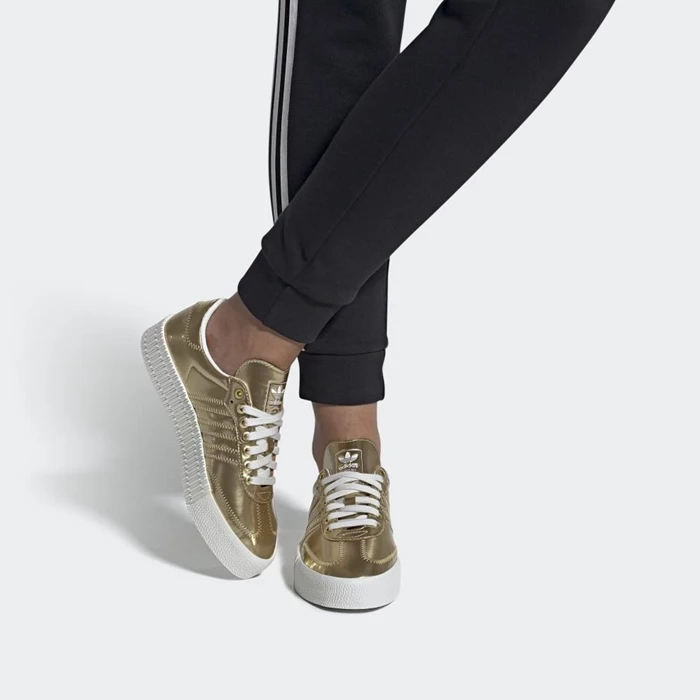 Originales Adidas SAMBAROSE Mujer Doradas | 07ONSKJB