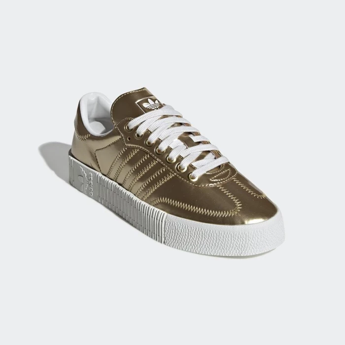 Originales Adidas SAMBAROSE Mujer Doradas | 07ONSKJB