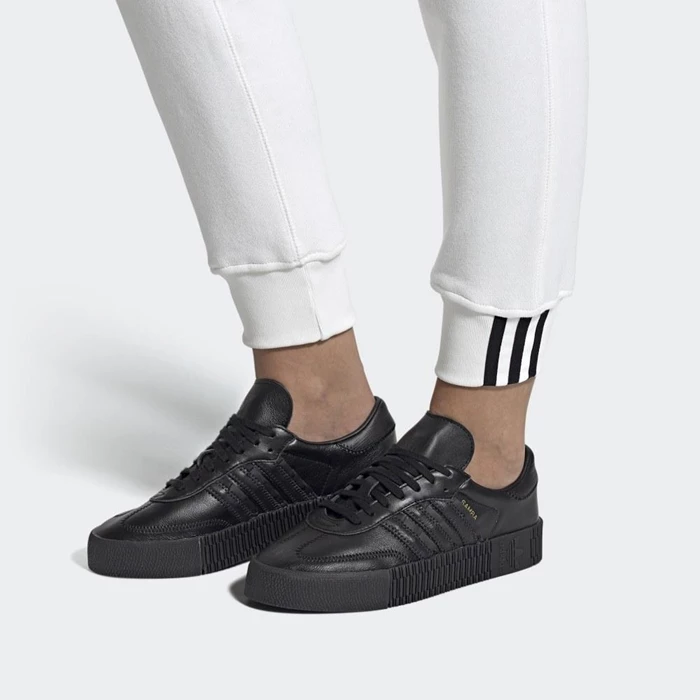 Originales Adidas SAMBAROSE Mujer Negras | 67XVGDNM