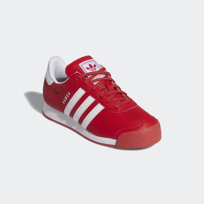 Originales Adidas Samoa Niños Rojas | 68STXDQJ