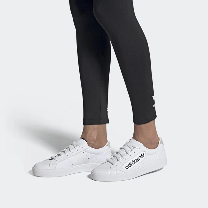 Originales Adidas Sleek Mujer Blancas | 42AFLBGQ