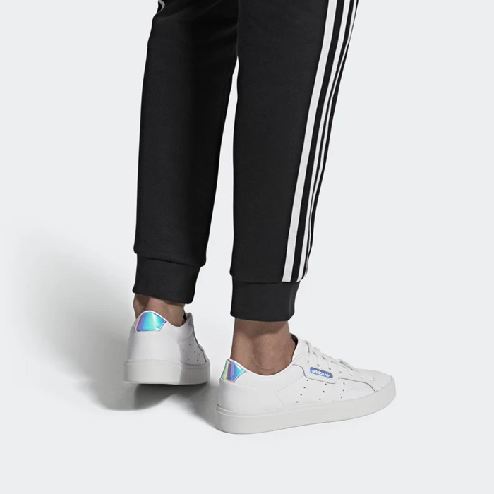 Originales Adidas Sleek Mujer Blancas | 69PDJEVU