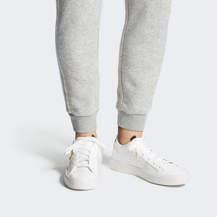 Originales Adidas Sleek Mujer Blancas | 96IMJNUB