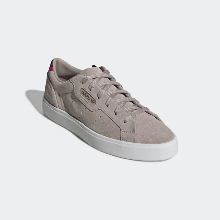 Originales Adidas Sleek Mujer Gris | 89BITRDS