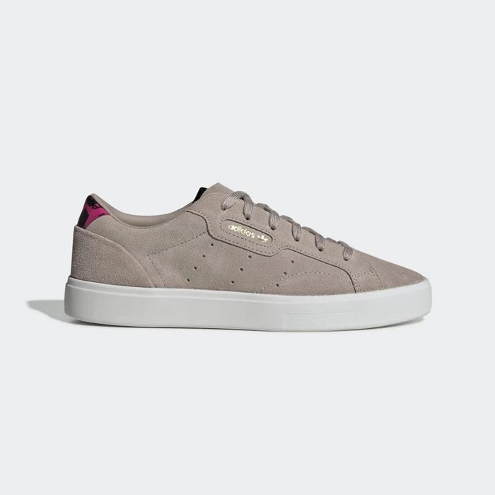 Originales Adidas Sleek Mujer Gris | 89BITRDS