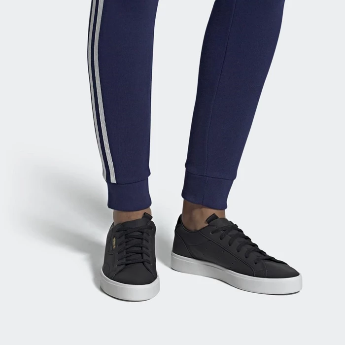 Originales Adidas Sleek Mujer Negras | 04KVQOYI