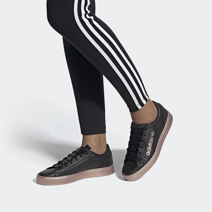 Originales Adidas Sleek Mujer Negras | 29XIVDKY